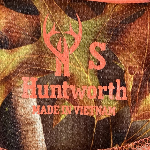 Huntworth camouflage and pink half zip pullover - Picture 4 of 4